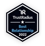 Trust Radius best relationship badge
