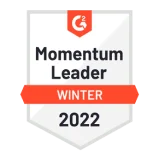G2 momentum leader badge